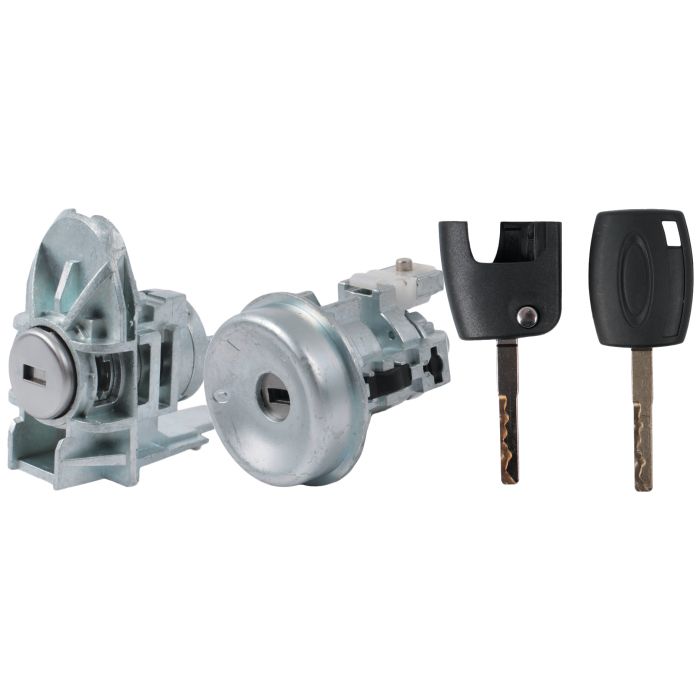 Ignition Barrel, Door Lock, and Keys for Ford Fiesta from 2014 to 2017