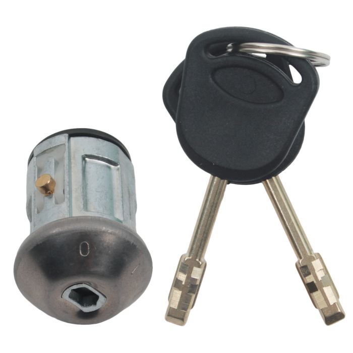 Replacement Ignition Barrel with Keys for Ford Rocam, Fiesta and Ikon