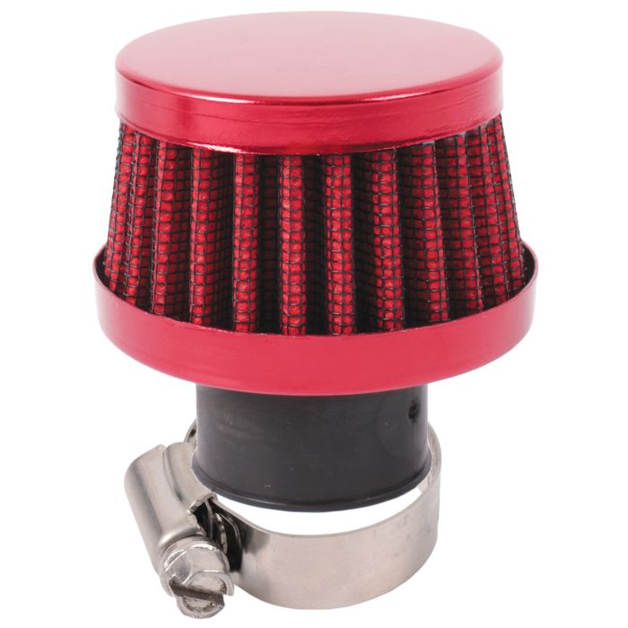 Red 25 millimetre Inlet Air Filter Breather