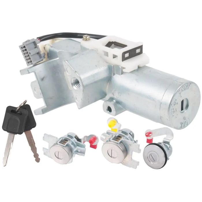 Replacement Ignition Switch and Door Lock Set with Keys for Nissan Livina