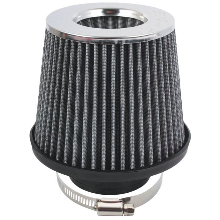 Air Filter with Rubber Base - 76mm (Silver)