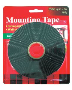 Black Double Sided Mounting Tape - 2mm x 12mm x 5 Meter