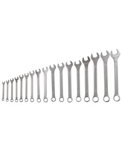 Toolco 17-Piece Combination Spanner Set - 6-23mm