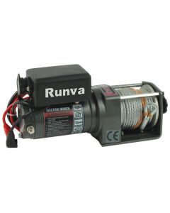 Runva 12 Volt 1360kg / 3000 Pound Electric Winch with Solenoid