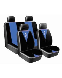 Blue 8 Piece Carco Dragon Master Car Seat Cover Set