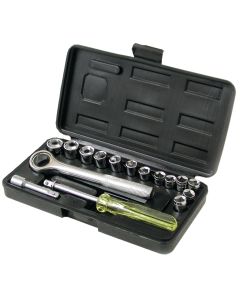 17 Piece, 1/4 Inch Drive Socket Set