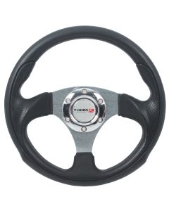 Dark Grey Pu Steering Wheel