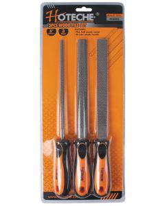 Hoteche 3 Piece 200 millimetre Wood Rasp Set