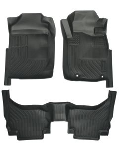 Heavy Duty 3 Piece Moulded Car Mat Set for Mitsubishi Triton from 2015