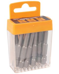 Hoteche 15 Piece T25 Torx Screwdriver Bits - 50 millimetre Long