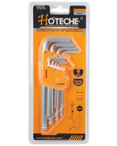 Hoteche 9 Piece Ball Point Short Kex Key Set