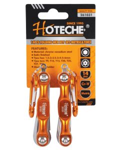 Hoteche 14 Piece Folding Metric Hex and Torx Set