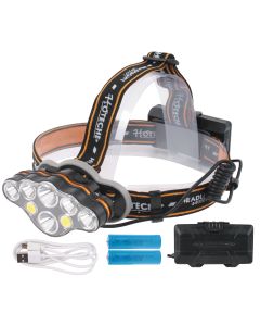 Hoteche 1300 Lumen - 8 LED Rechargeable Head Lamp