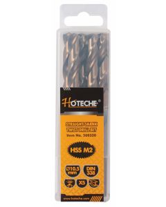 Hoteche 10.5 millimetre M2 HSS Drill Bits - Pack of 5
