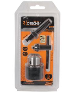 Hoteche 3 Piece Drill Chuck with SDS-PLUS Adaptor