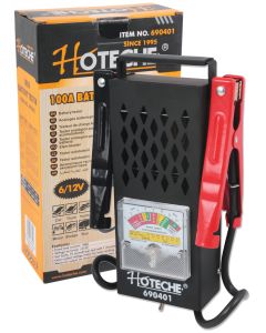 Hoteche Portable 100 Amp - 6 and 12 Volt Analogue Battery Tester