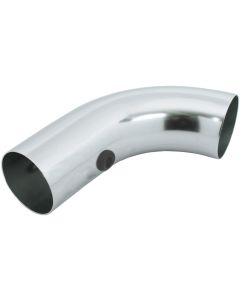 Chrome Short Bend Intake / Induction Pipe with Breather Pick-Up