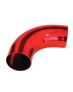 Red 76 x 250 millimetre 90 Degree Intake / Induction Pipe