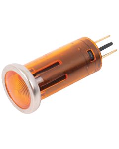 Yellow 12 Volt Pilot Light / Power Indicator Light