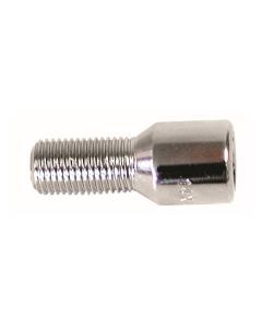 Chrome Single Wheel Lock Bolt with Hex Key Head
