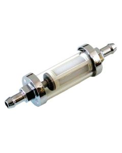 Glass 1/4 Inch Inline Fuel Filter
