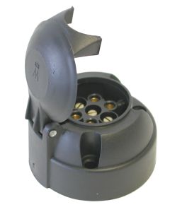 Plastic 7 Pin Trailer Power Socket