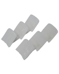 Set of Two White Windscreen Wiper Aid