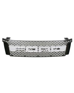 Black and White Front Grille for Ford Ranger from 2012 to 2014