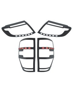 Head Lamp and Tail Lamp Cover Set for Ford Ranger from 2012 and Newer