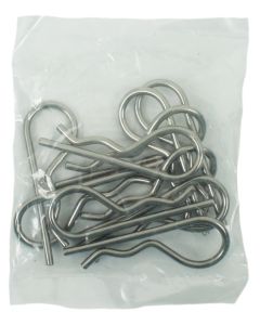 Pack of 10 Marine Grade 316 Stainless Steel Hitch 4 millimetre Pin