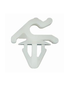 Pack of 10 White Bonnet Catch Panel Clips