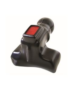 Goose Neck Hitch Cover with Red Reflector