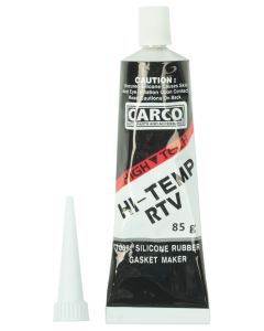 Carco Black 85 gram High Temp RTV Silicone Rubber Gasket Maker