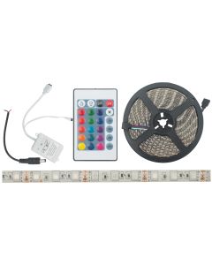 Multi-Colour SMD 5050 LED Strip Light with Remote - 5 Meter