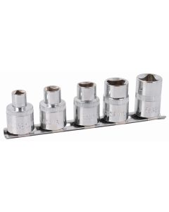 Toolco 5 Piece 1/2 Inch Drive Chrome vanadium Triangle Socket Set