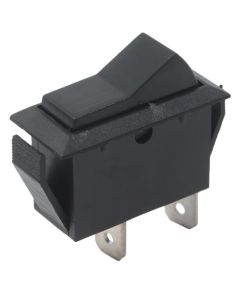 Black 12 Volt On/Off Rocker Switch