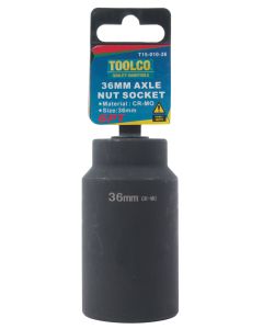 Toolco 6 Point 1/2 Inch Drive Heavy Duty 36 millimetre Axle Nut Socket