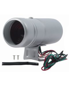 Red Light Dash Mount with Silver Case Shift Light