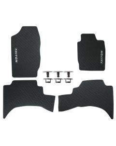 OEM Fit Rubber Mat Set for Mitsubishi Triton 2017 and Newer