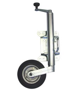 350 kilogram Capacity Jockey Wheel with Rubber Wheel and Swivel Base