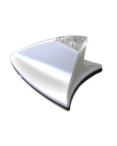 Silver Shark Fin Imitation Aerial with 3 LED Lights