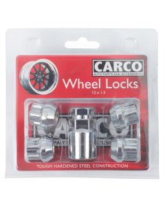 Carco 19/21 x 12 x 1.5 x 22 millimetre Locking Wheel Nut Set