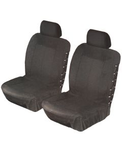Black Rough &amp; Tough 4x4 Front Car Seat Covers