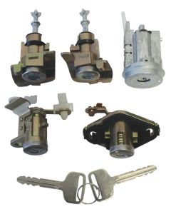 Replacement Ignition Barrel and Lock Set with Keys for Toyota Quantum