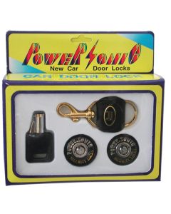 Universal Automotive Replacement Door Lock Set with Round Keys