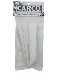 Carco White 12 millimetre x 1 Meter Heat Shrink Tubing