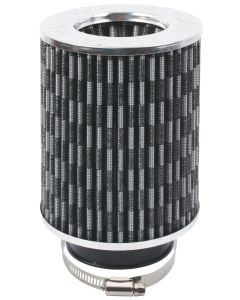 Chrome and Carbon 76 millimetre Inlet Open Top Long Air Filter