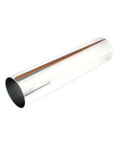 Chrome 76 x 300 millimetre Straight Intake / Induction Pipe