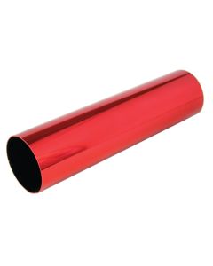 Red 76 x 300 millimetre Straight Intake / Induction Pipe