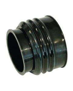 Black 76 to 64 millimetre Induction Pipe Rubber Reducing Joining Sleeve